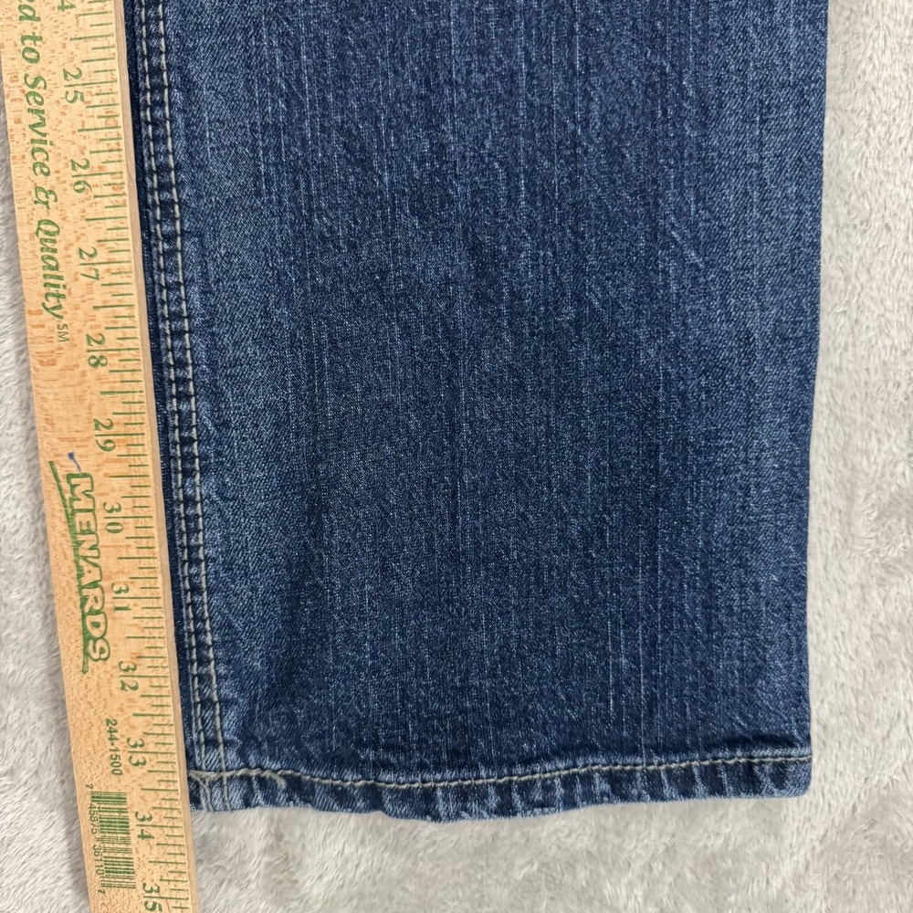 Cinch Ian Slim Fit Bootcut Jeans 33x34 Dark Wash Stretch Denim Cowboy Workwear - Picture 15 of 16